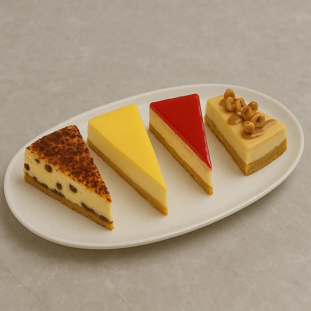 Cheesecake ( Karamel,Frambuaz,Karamel)