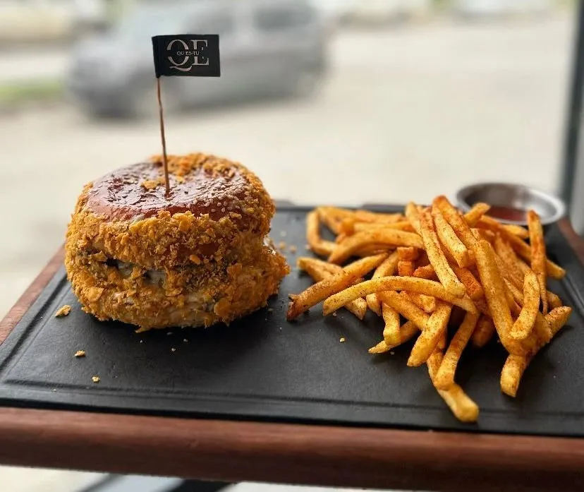 DORİTOSLU MUSHROOM BURGER 