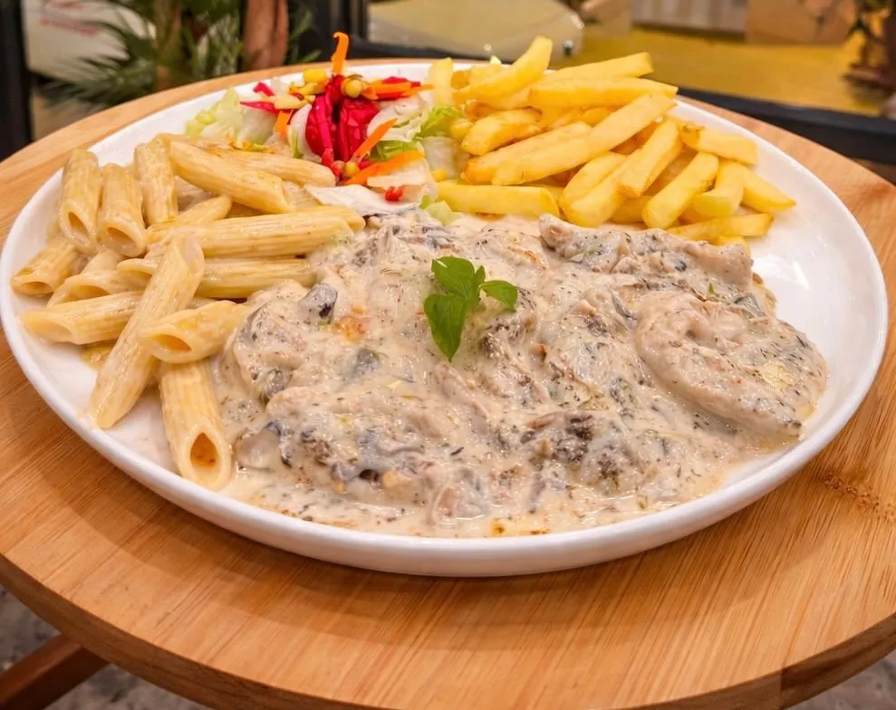 KREMALI MANTARLI TAVUK